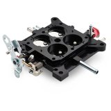 Proform Billet Throttle Base Plates 67155BK Carburetor Plate, Aluminum, Black, Holley 4150, Each thumbnail 3