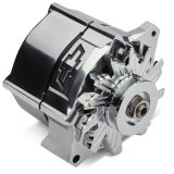 Proform Slant Edge Alternators 141-156 and Generators, Alternator, GM 10SI Case, Polished, 12V, 100 amp, 1-wire Hook-up, V-Belt, GM, Small Block, Big Block, Each thumbnail 1