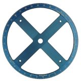 Proform Professional Billet Aluminum Degree Wheels 67490 Wheel, Aluminum, Blue, 16 in. Diameter, Each thumbnail 1