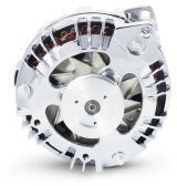 Proform Alternators 440-472 Alternator, Chrysler Square Back, Chrome, 110 amps, Internal Regulator, Blue Mopar Emblem, Chrysler, Dodge, Plymouth, Each thumbnail 4