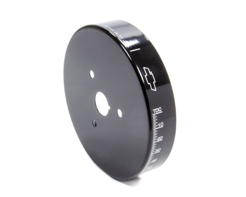 Proform Harmonic Balancer Covers 141-728 Cover, Aluminum, Black, 8 in. Diameter, Degree Markings, Chevy, Small Block, Each thumbnail 3