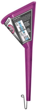 Proform Patented Funnels 68068 Funnel, No Mess, Patented, Triangular, Plastic, Purple, Each thumbnail 3