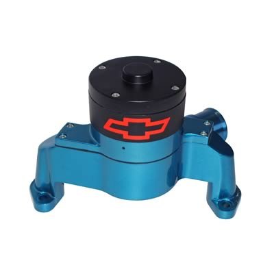 Proform Electric Water Pumps 141-653 Pump, Electric, 35 gpm, Aluminum, Blue Anodized, Chevy, Small Block, Each