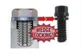 Proform Self-Locking Wedge Header Bolts 66751 Bolts, Locking, Hex Head, Steel, Black Oxide, 3/8-16 in. Thread, 0.750 in. UHL, Chevy, Set of 12 thumbnail 3