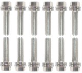 Proform Self-Locking Wedge Header Bolts 66754 Bolts, Hex Head, Steel, Nickel Plated, 8mm x 1.25, Chevy, 5.7, 6.0L, LS1, LS6, Set of 12 thumbnail 2