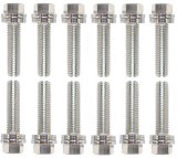 Proform Self-Locking Wedge Header Bolts 66754 Bolts, Hex Head, Steel, Nickel Plated, 8mm x 1.25, Chevy, 5.7, 6.0L, LS1, LS6, Set of 12 thumbnail 4