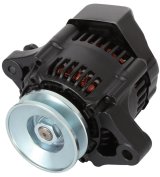 Proform Alternators 66432 Alternator, Black Wrinkle Powdercoated, V-Belt, 50 Amp, Nippondenso, 1-Wire, Each thumbnail 3