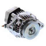 Proform Alternators 66431 Alternator, Chrome, V-Belt, 50 Amp, Nippondenso, 1-Wire, Each thumbnail 1