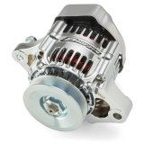 Proform Alternators 66431 Alternator, Chrome, V-Belt, 50 Amp, Nippondenso, 1-Wire, Each thumbnail 4
