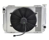 Proform 1-2-3 Universal Radiator Systems 123GS10 System with Fan, Universal, Aluminum, Natural, Manual Trans, 28.30 x18.0, Kit thumbnail 3