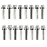 Proform Self-Locking Wedge Header Bolts 66825 Fasteners, Bolts, Hex Head, Steel, Nickel Plated, 3/8 in.-16 Thread Size, 1.000 in. Underhead Length, Set of 16 thumbnail 7