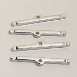 Proform GM Licensed Valve Cover Hold-Down Clamps 141-610 Tabs, Steel, Chrome Plated, Chevy, Small Block V8/V6, Set of 4 thumbnail 1