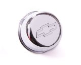 Proform Air Breather Caps for Chevrolet 141-616 Valve Cover Breather, Push-In, Round, Steel, Chrome, Bowtie Emblem, Each thumbnail 3