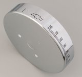 Proform Harmonic Balancer Covers 141-726 Cover, Aluminum, Chrome, 8 in. Diameter, Degree Markings, Chevy, Small Block, Each thumbnail 1