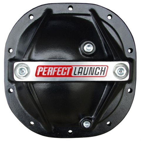 Proform Perfect Launch 10 Bolt Ford 8.8 Inch Differential Cover 69501 Cover, Cap Support, Aluminum, Black, Logo, Ford, in., Each thumbnail 2