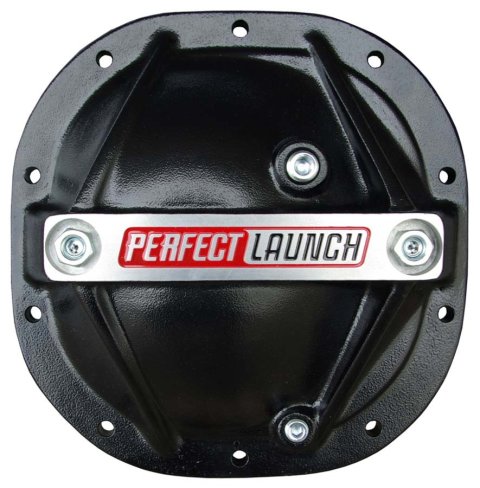Proform Perfect Launch 10 Bolt Ford 8.8 Inch Differential Cover 69501 Cover, Cap Support, Aluminum, Black, Logo, Ford, in., Each thumbnail 3