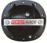 Proform Perfect Launch 10 Bolt GM 7.5/7.625 Inch Differential Cover 66667 Cover, Aluminum, Black, Logo, GM, 7.50 in., 10-Bolt, Each thumbnail 1