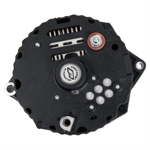 Proform Alternators 66448.1N Alternator, Black Wrinkle Powdercoated, V-Belt, 100 Amp, GM 10si, Internal Regulator, 1-Wire, Each