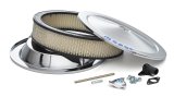 Proform Mopar Licensed Air Cleaner Kits 440-906 Filter Assembly, 14 in. Diameter, Round, Steel, Chrome, Logo, 3 in. Filter Height, 1.5 in. Drop Base, Each thumbnail 2