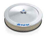Proform Mopar Licensed Air Cleaner Kits 440-906 Filter Assembly, 14 in. Diameter, Round, Steel, Chrome, Logo, 3 in. Filter Height, 1.5 in. Drop Base, Each thumbnail 3