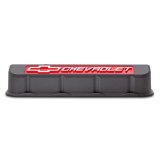 Proform GM Licensed Slant Edge Valve Covers 141-867 Covers, Covers, Tall, Perimeter Bolt Mounting, Aluminum, Black Powdercoat, Chevrolet Logo, Chevy, Big Block, Pair thumbnail 3