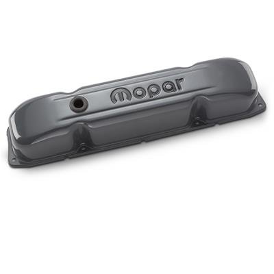 Proform Stamped Steel Mopar Valve Covers 440-889 Covers, Steel, Shark Gray, Logo, Mopar, Big Block B/RB, Pair thumbnail 4