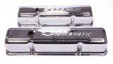 Proform Stamped Steel Chevrolet Valve Covers 141-103 Covers, Tall, Steel, Chrome, Logo, Chevy, Small Block, Pair thumbnail 3
