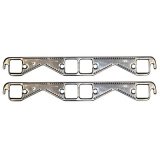 Proform Soft Conforming Aluminum Header Gaskets 67921 Exhaust Gaskets, Header, Aluminum, Square Port, Chevy, Small Block, Pair thumbnail 1