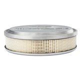 Proform GM Licensed Chevrolet Slant-Edge Air Cleaners 141-837 Cleaner, Slant-Edge, Round, Dropped Base, Natural, Logo Top, 14 in. Diameter, 3 in. Filter Height, Each thumbnail 2