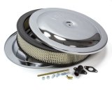 Proform GM Licensed Chevrolet Air Cleaner Kits 141-307 Filter Assembly, 14 in. Diameter, Round, Steel, Chrome, Chevy Logo, 3 in. Filter Height, Each thumbnail 3