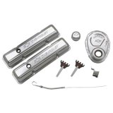 Proform GM Licensed Chevy Engine Dress Up Kits 141-001 Dress-Up Kit, Steel, Chrome, Chevy, Small Block, Kit thumbnail 1