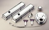 Proform GM Licensed Chevy Engine Dress Up Kits 141-001 Dress-Up Kit, Steel, Chrome, Chevy, Small Block, Kit thumbnail 2