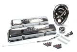 Proform GM Licensed Chevy Engine Dress Up Kits 141-001 Dress-Up Kit, Steel, Chrome, Chevy, Small Block, Kit thumbnail 3