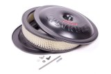 Proform Super-Light Aluminum Air Cleaners 141-692 Filter Assembly, Aluminum, Round, Black, Bowtie Emblem, 14 in. Diameter, 3 in. Tall, Each thumbnail 2