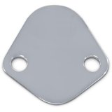 Proform Fuel Pump Block-Off Plates 66107 Plate, Steel, Chrome Plated, Chevy, Ford, Mopar, Gasket Included, Each thumbnail 1
