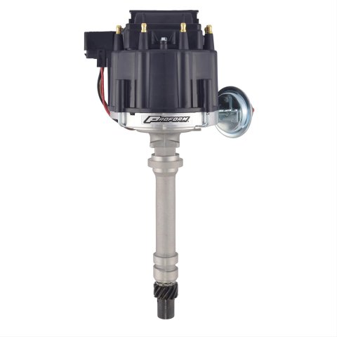 Proform Race HEI Distributors 66941BKU Distributor, HEI, New, Magnetic Pickup, Mechanical, Vacuum Advance, Black Cap, Coil, Chevy, Big/Small, Each thumbnail 1