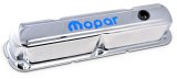 Proform Stamped Steel Mopar Valve Covers 440-905 Covers, Steel, Chrome, Logo, Mopar, Small Block LA, Pair thumbnail 2