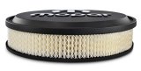 Proform Mopar Licensed Slant-Edge Air Cleaners 440-830 Cleaner, Slant-Edge, Aluminum Top, Black Crinkle, Raised White Logo, 14.00 in. Diameter, Dropped 1.00 in., Each thumbnail 4