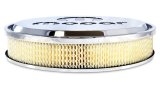 Proform Mopar Licensed Slant-Edge Air Cleaners 440-835 Cleaner, Slant-Edge, Aluminum Top, Chrome, Recessed Black Logo, 14.00 in. Diameter, Dropped 1.00 in., Each thumbnail 2