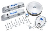 Proform Mopar Licensed Big Block Engine Dress-Up Kits 440-814 Kit, Valve Covers, Valve Cover Wing Nuts, Air Cleaner, Breather, Chrome, MOPAR Logo, Mopar, B/RB, Kit thumbnail 2