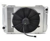 Proform 1-2-3 Universal Radiator Systems 123FS10 System with Fan, Universal, Aluminum, Natural, Manual Trans, 28.30 x18.0, Kit thumbnail 2