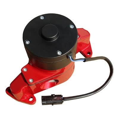 Proform Electric Water Pumps 68220R Pump, Electric, 35 gpm, Aluminum, Red, Ford, Small Block, Includes Hose Adapter, Each