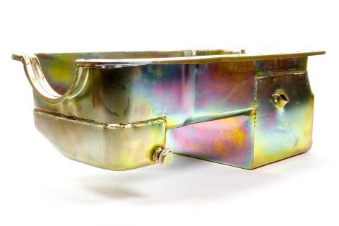 Proform 7-Quart Ford Small Block Oil Pans 68053 Pan, Wet, Dual Sump, 7.0 qts., Steel, Black Painted, Driver Side Dipstick Location, Ford, 351W, Each thumbnail 2