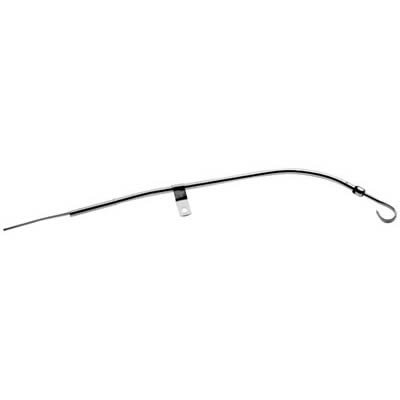 Proform Chrome Engine Oil Dipstick Kits 66130 with Tube, Engine, Steel, Chrome, Chevy, Small Block, Each