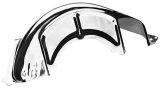 Proform Flywheel Dust Covers 66621 Cover, Steel, Chrome, Chevy, TH350, TH400, Each thumbnail 1