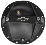 Proform Chevy Bowtie 12 Bolt GM 8.875 Inch Differential Cover 141-697 Cover, Aluminum, Black Crinkle, Logo, GM, in. Passenger Car, Each thumbnail 1