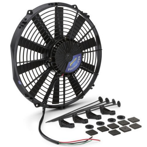 12 Inch 2,100 CFM Proform Brushless Electric Fan 67034 Fans, Fans, Single, Puller, cfm Maximum, Plastic, Black, 15.00 amps, 12.00 in. Diameter, Each thumbnail 7