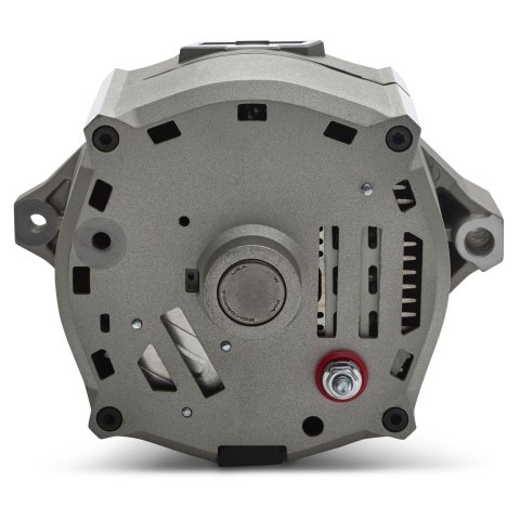Proform Slant Edge Alternators 141-149 and Generators, Alternator, GM 10SI Case, Gray Crinkle, 12V, 100 amp, 1-wire Hook-up, V-Belt, GM, Small Block, Big Block, Each thumbnail 1