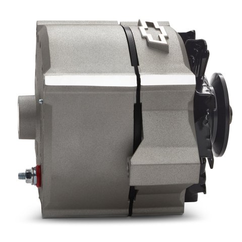 Proform Slant Edge Alternators 141-149 and Generators, Alternator, GM 10SI Case, Gray Crinkle, 12V, 100 amp, 1-wire Hook-up, V-Belt, GM, Small Block, Big Block, Each thumbnail 2