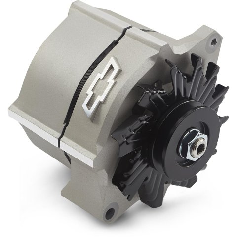 Proform Slant Edge Alternators 141-149 and Generators, Alternator, GM 10SI Case, Gray Crinkle, 12V, 100 amp, 1-wire Hook-up, V-Belt, GM, Small Block, Big Block, Each thumbnail 3